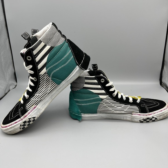 Vans Sk8 Hi Reissue Cntage Style, Eco Friendly, Cotton, Twill, Drawst 10 Mens - Picture 8 of 12